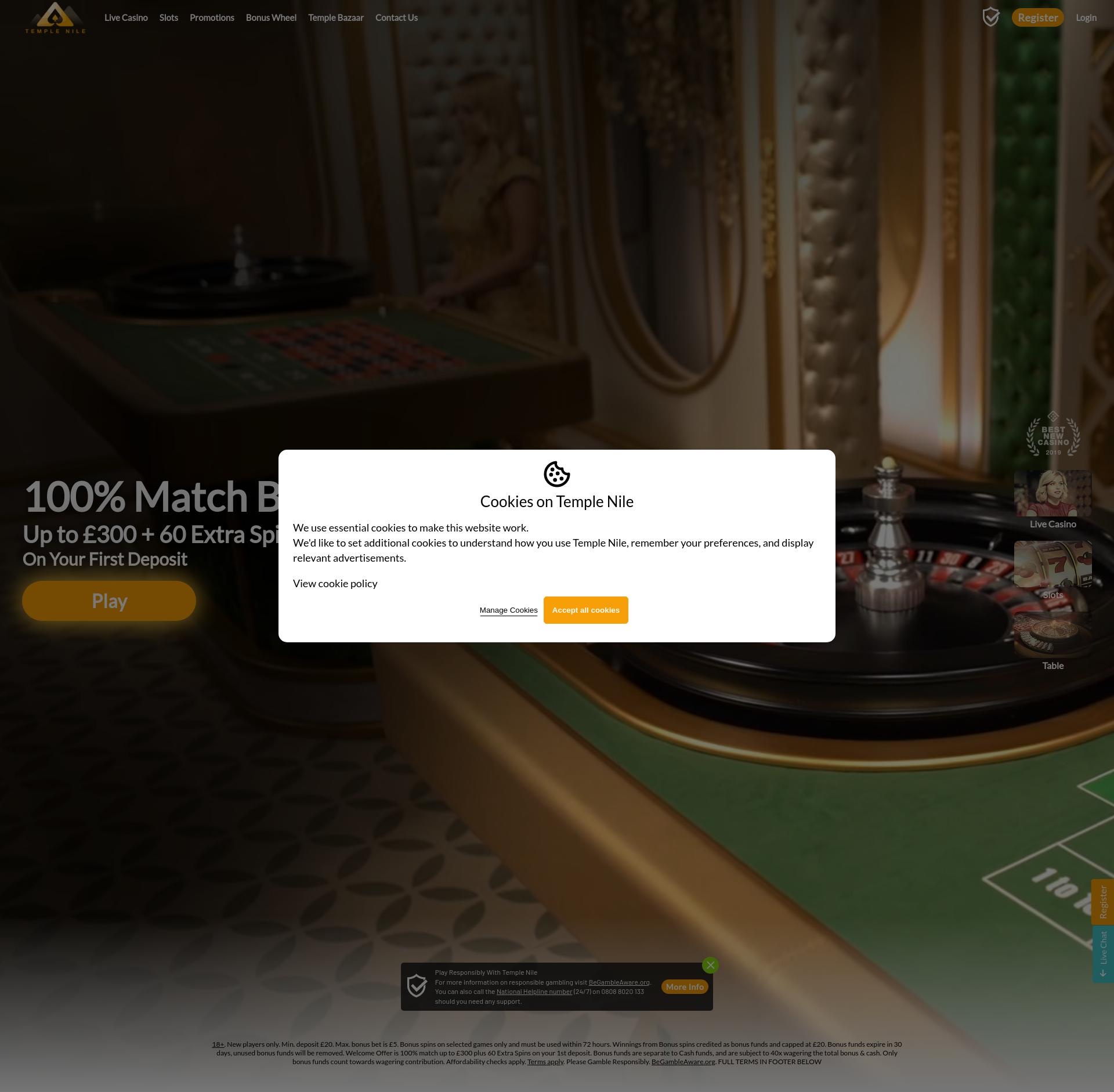 Temple Nile Casino Logo Official Website Temple Nile Casino Logo Official Website