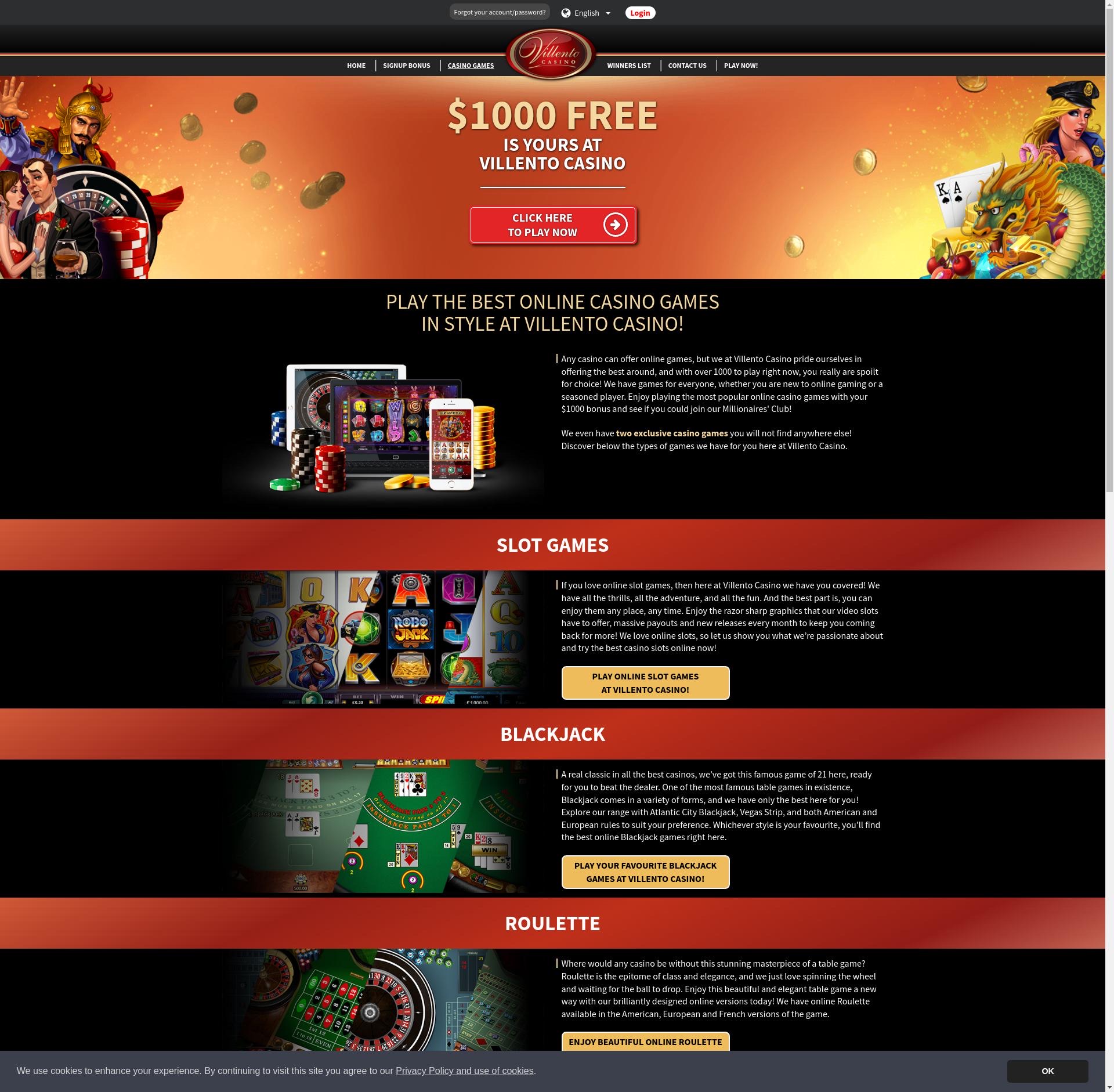 Villento Casino Logo Official Website Villento Casino Logo Official Website